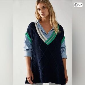 Free People Kenzie Mini Dress Sweater Vest Medium